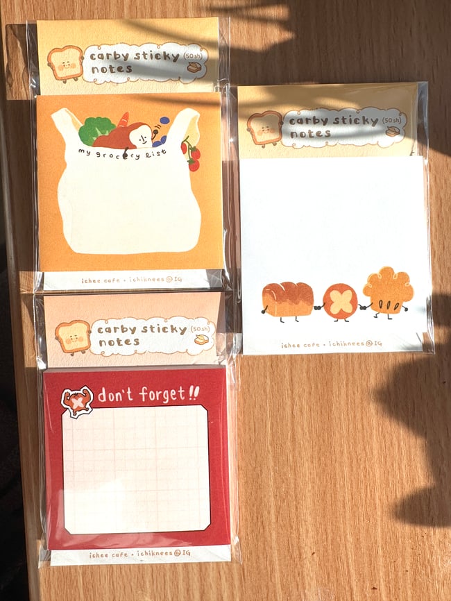 Carby Sticky Notes 2
