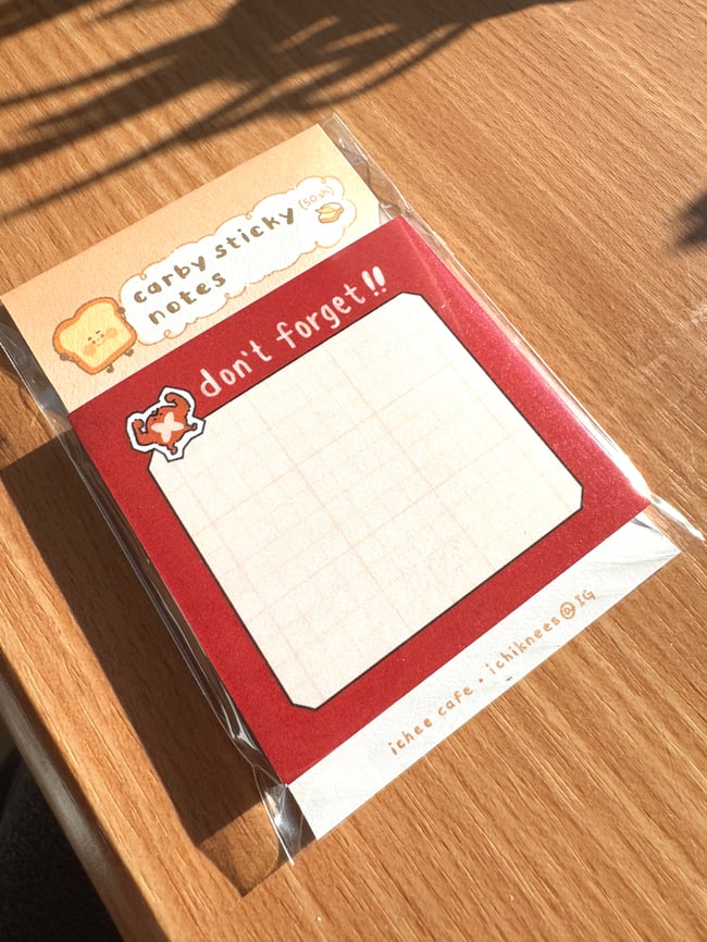 Carby Sticky Notes 2