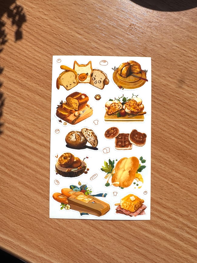 Bread Galore Sticker Sheet