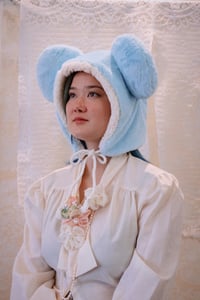 Pastel Blue Bear Hat