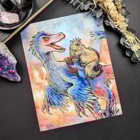 Image 1 of Princess Donut & Mongo Watercolor Print