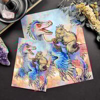 Image 4 of Princess Donut & Mongo Watercolor Print
