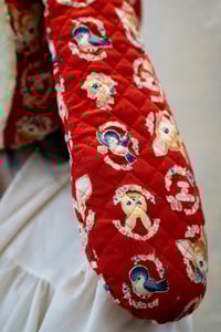 Image 2 of La Modiste: Quilted Forest Friends Rabbit Hat