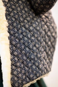 Image 2 of La Modiste: Quilted Asanoha Bear Hat