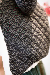 Image 2 of La Modiste: Quilted Seigaiha Rabbit Hat