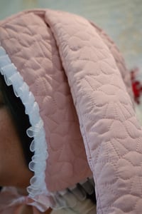 Image 2 of La Modiste: Quilted Bow Bear Hat