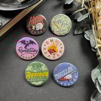 Image 1 of Book Genre Reader Buttons