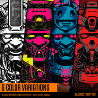 Image 5 of ULTIMATE SAMURAI MECHA VECTOR PACK