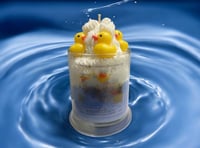 Image 4 of Honey the kids are bathed candle 