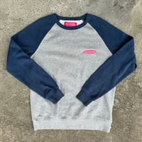 Image 2 of re-Foreverwet Navy Baseball Sweater