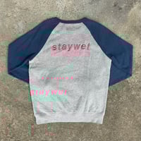 Image 1 of re-Foreverwet Navy Baseball Sweater