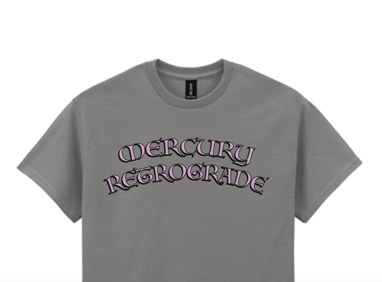 Image of MERCURY RETROGRADE CHARCOAL / PREORDER UNTIL 28th OF JULY