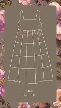 Image 4 of Custom Made Patchwork Meadow Lark Dress