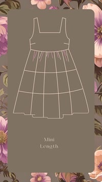Image 3 of Custom Made Patchwork Meadow Lark Dress
