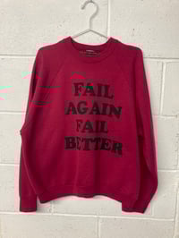Image 1 of FAIL BETTER, RED L (25"P2P, 25"S2H, 30"C2C) Boxy  