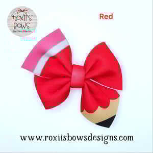 Image of Colored Pencil Bows