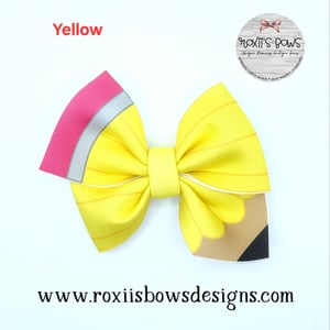 Image of Colored Pencil Bows