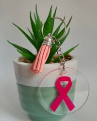 Image 3 of Cancer Awareness Keyring