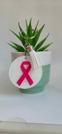 Image 4 of Cancer Awareness Keyring