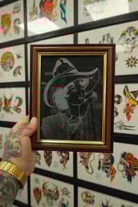 Image 2 of Cowgirl Engraved Frame 