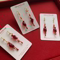 Image 1 of Bleeding Heart— Drop Earrings