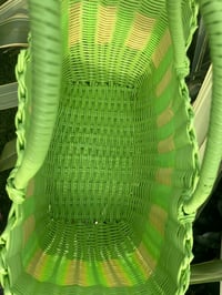 Image 4 of Green Plastic Basket Bag