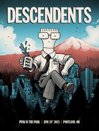 Descendents Portland, OR June 2025 Screenprint - 18x24"