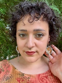 Image 4 of Chrome Jingle Shell Earrings 