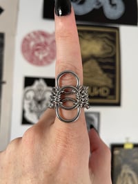 Image 5 of “Triple Shield” Chainmaille Ring 