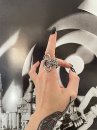 Image 2 of “Triple Shield” Chainmaille Ring 