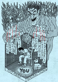 Image 2 of DISTRACTIONS PRINT