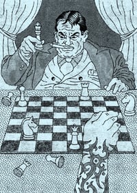 Image 2 of CHESS TATTOO PRINT