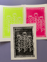 Image 2 of folky flower print