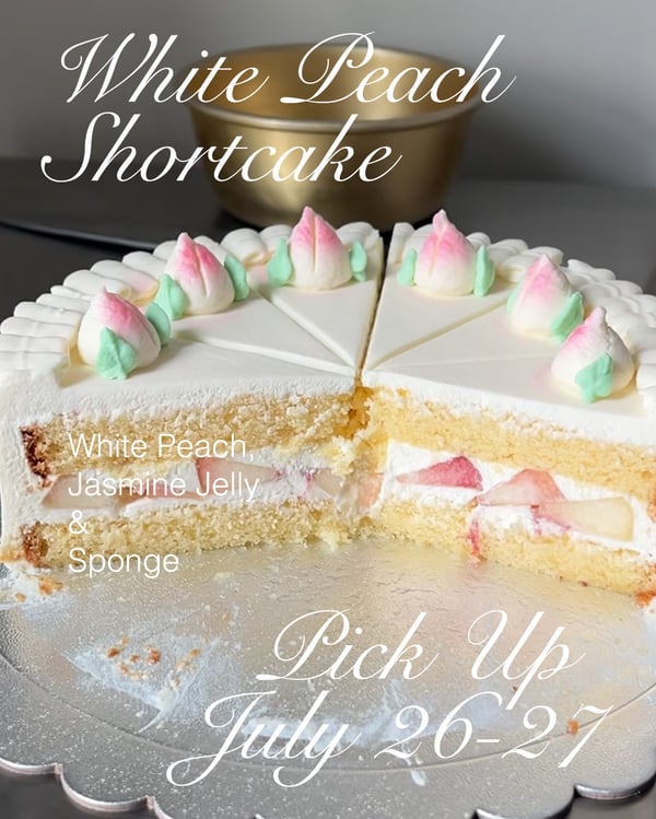 Image of PREORDER: White Peach Shortcake
