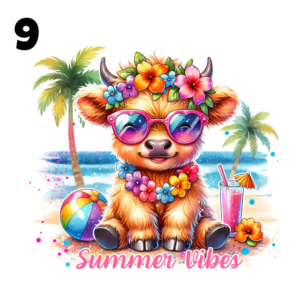 Image of Summer T-shirt βοΈπ (Different Designs & Colors Available)
