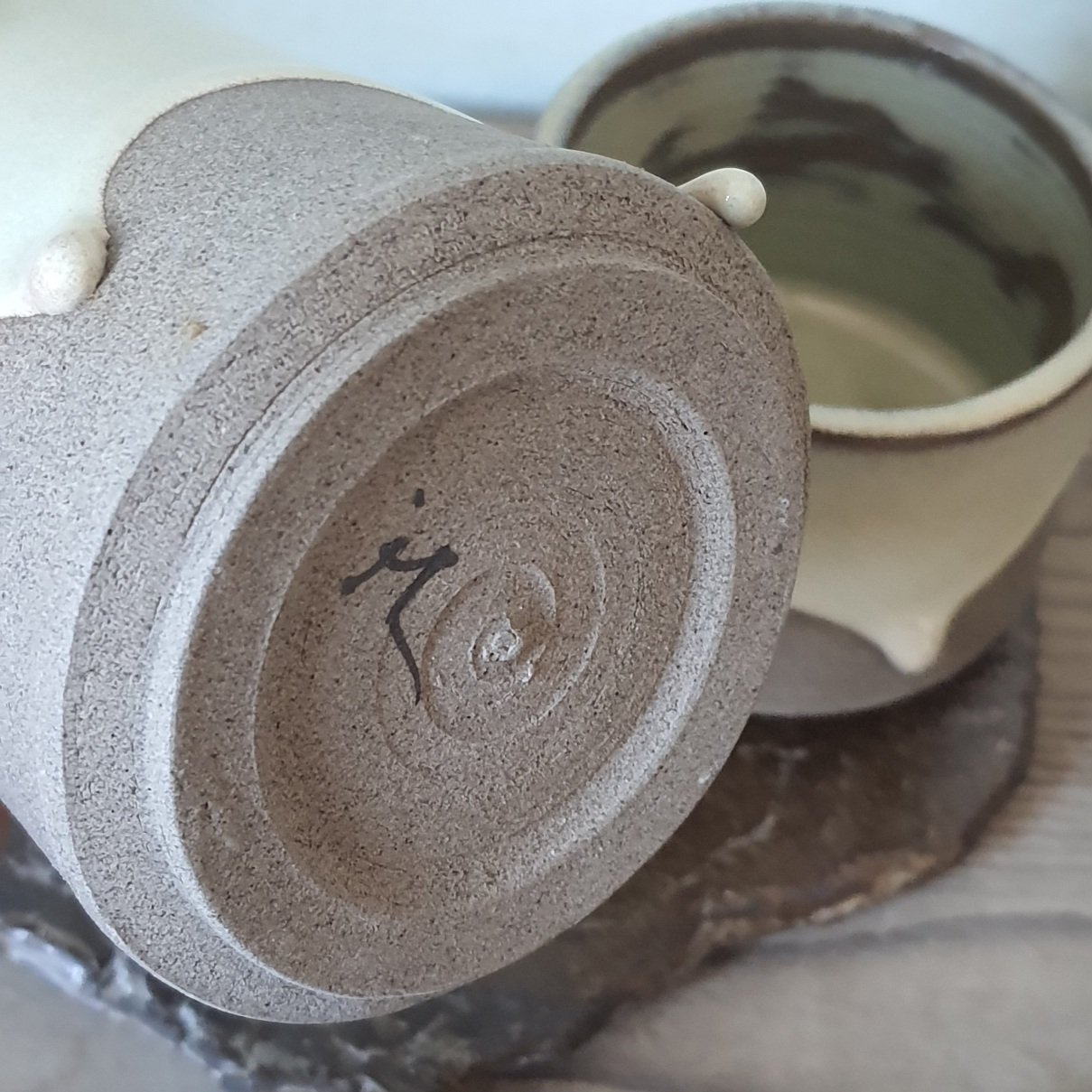 Image of Coppia tazze Salvia | serie YUNOMI