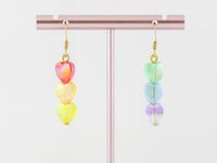 Rainbow Heart Earrings