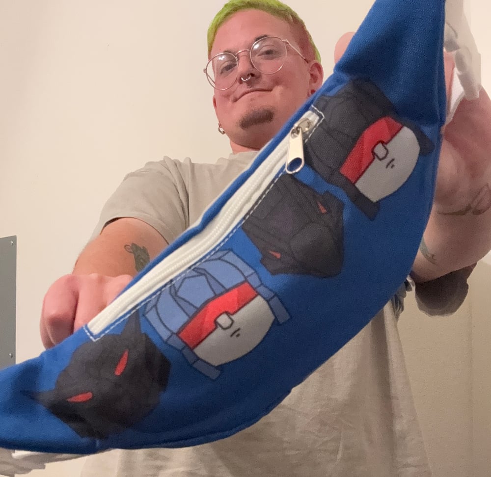 Image of Robot and Skull Fanny packs