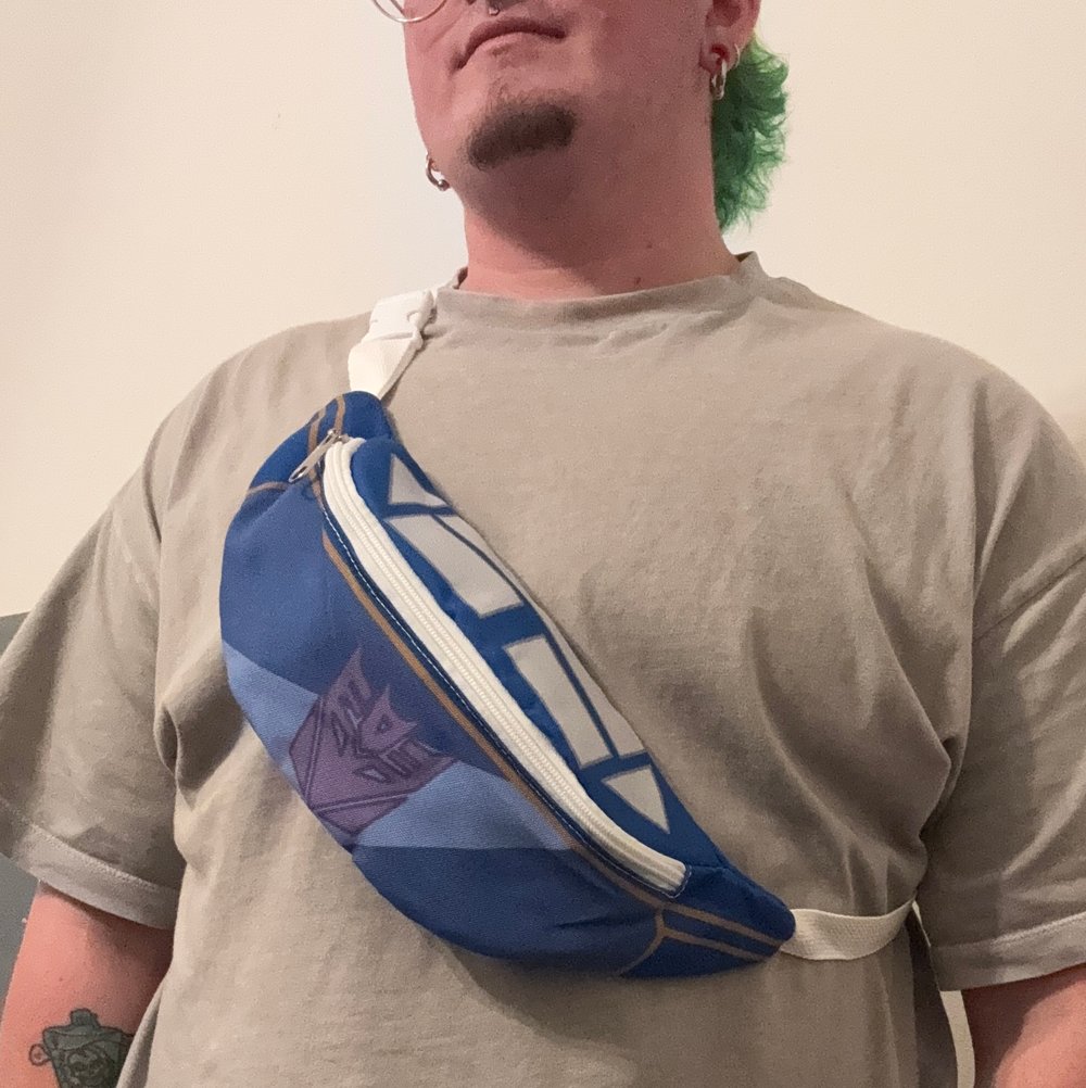 Image of Robot and Skull Fanny packs