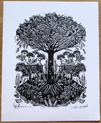 Image 1 of ‘Summer Is A Coming In’ Ltd ed linocut print