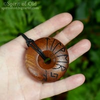 Image 5 of Wych Elm Protection Faery Ring Pendant (PE1924)