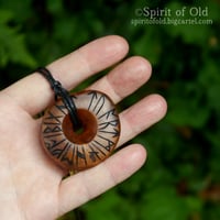 Image 4 of Saxon Runic Sunwheel Pendant (PE1925)