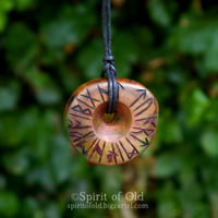 Image 5 of Saxon Runic Sunwheel Pendant (PE1925)