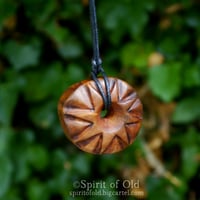 Image 1 of Saxon Runic Sunwheel Pendant (PE1925)