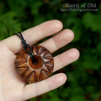 Image 3 of Saxon Runic Sunwheel Pendant (PE1925)