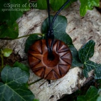 Image 2 of Saxon Runic Sunwheel Pendant (PE1925)