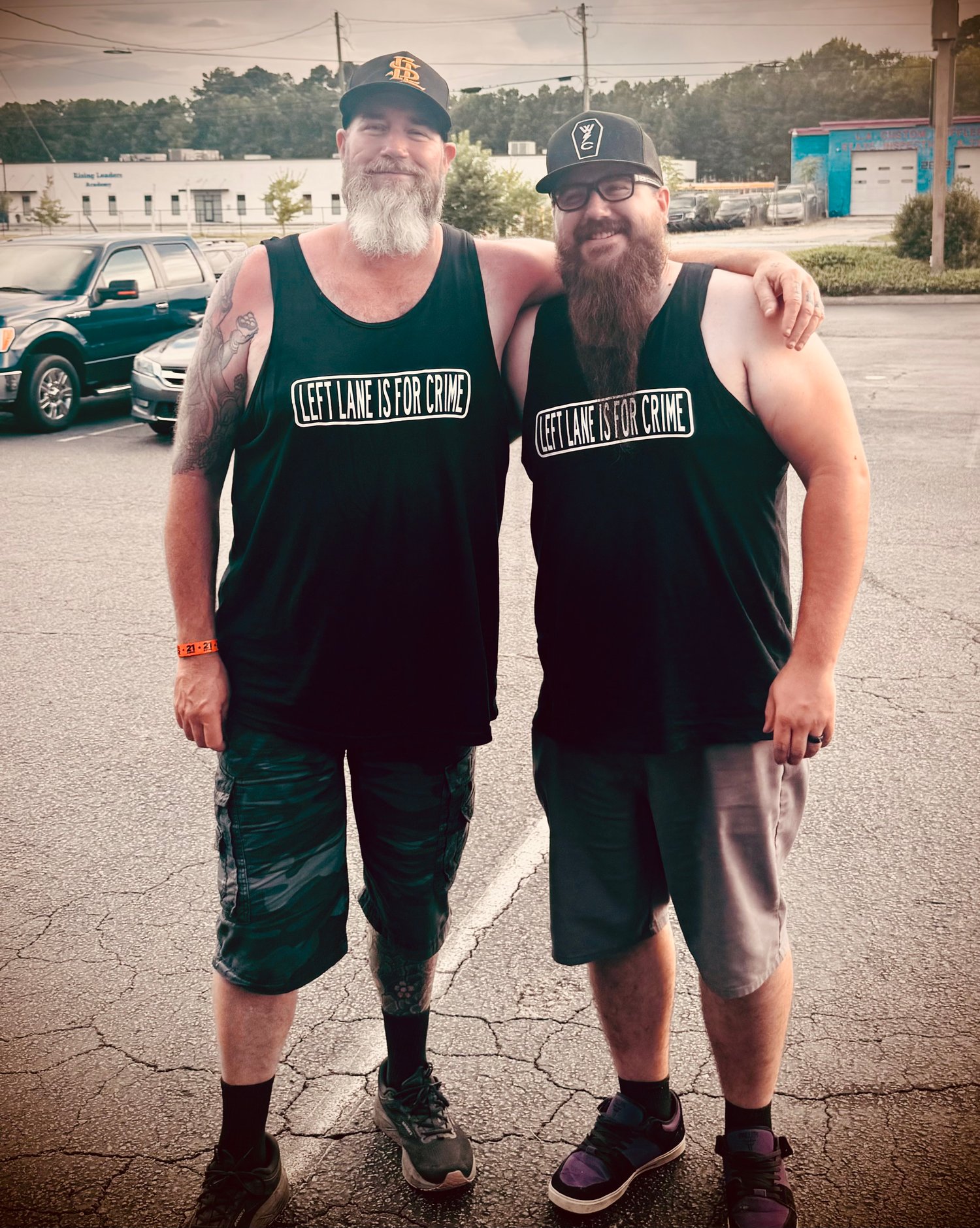 Image of Left Lane Is For Crime Tank Tops