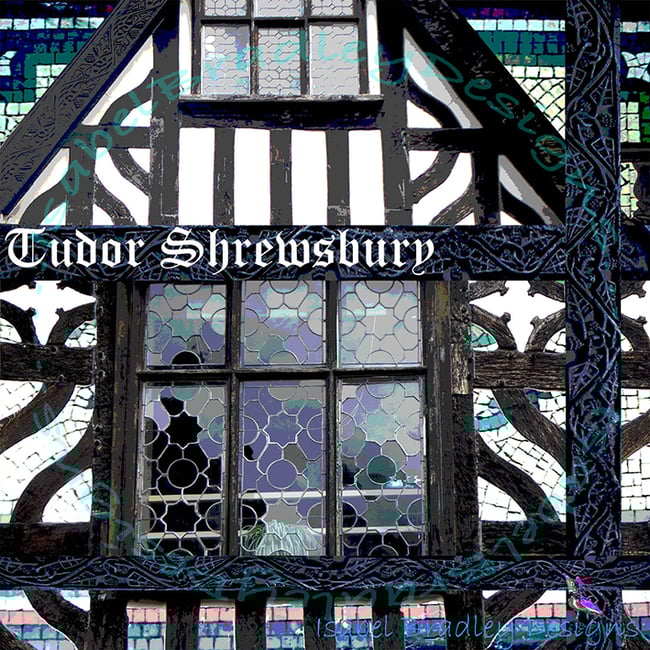 4 Pack of Shrewsbury Themed Greeting Cards