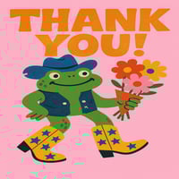 Image 3 of Froggy Says Thank You Card