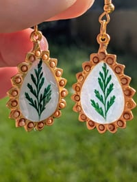 Image 3 of Gold Fern Teardrops